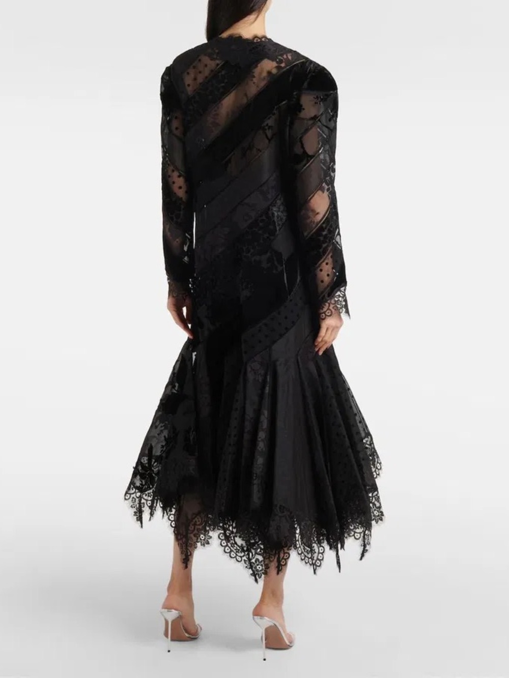 Authentic Zimmermann Lace Print Long Dress size 2 - Picture 3 of 11